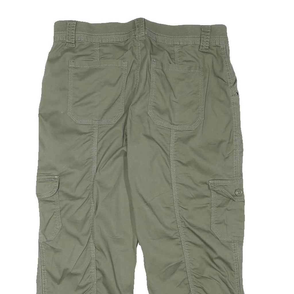 STYLE AND CO Womens Shorts Green Casual Cargo L W31 Utility Pockets