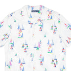 NAUTICA Boats Mens Shirt White L