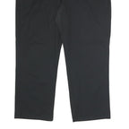 DICKIES Mens Polyester Blend Black Regular Straight Trousers W42 L30 Workwear