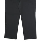 DICKIES Mens Polyester Blend Black Regular Straight Trousers W42 L30 Workwear