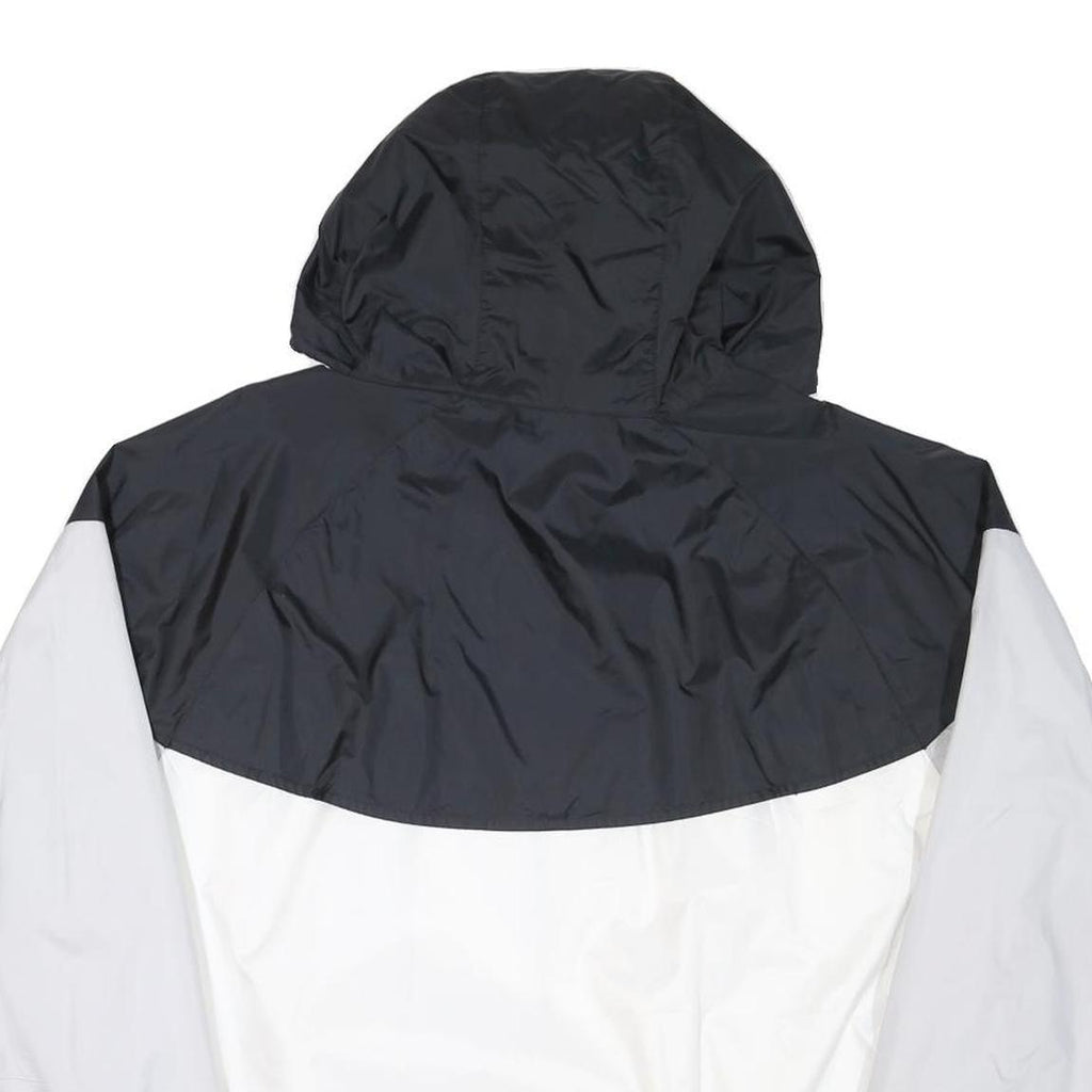 NIKE Mens Black & Grey White Circle City Volleyball Jacket L Nylon Sportswear