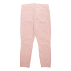 TOMMY HILFIGER Womens Corduroy Pink Regular Fit Skinny Trousers W32 L26