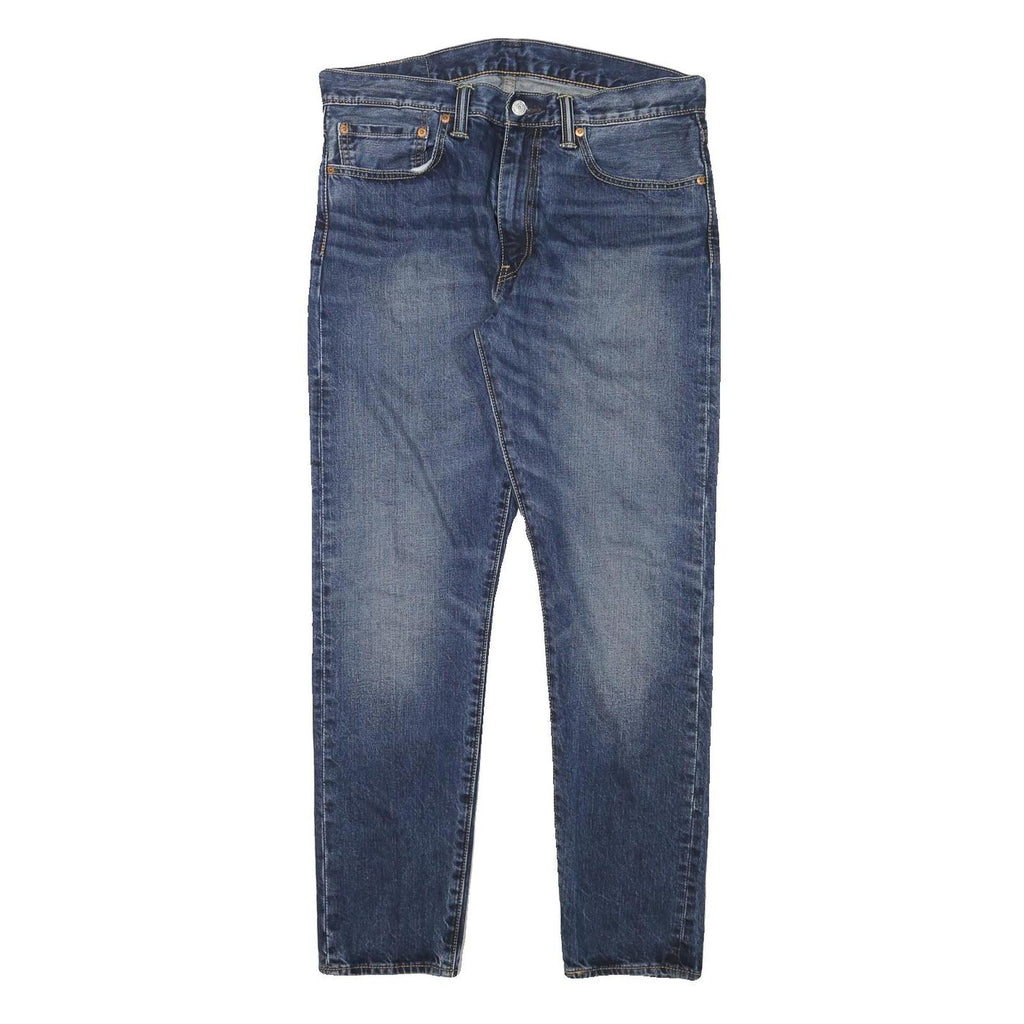 LEVI'S Mens Slim Blue Denim Jeans W33 L29 Zip Classic Fit Medium Wash Stylish