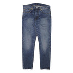 LEVI'S Mens Slim Blue Denim Jeans W33 L29 Zip Classic Fit Medium Wash Stylish