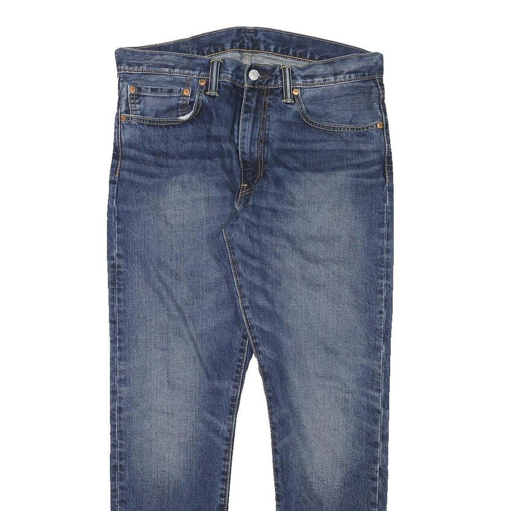 LEVI'S Mens Slim Blue Denim Jeans W33 L29 Zip Classic Fit Medium Wash Stylish
