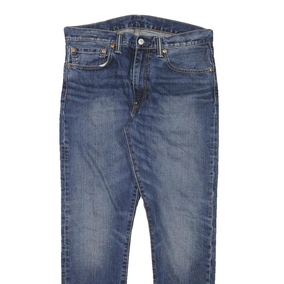 LEVI'S Mens Slim Blue Denim Jeans W33 L29 Zip Classic Fit Medium Wash Stylish