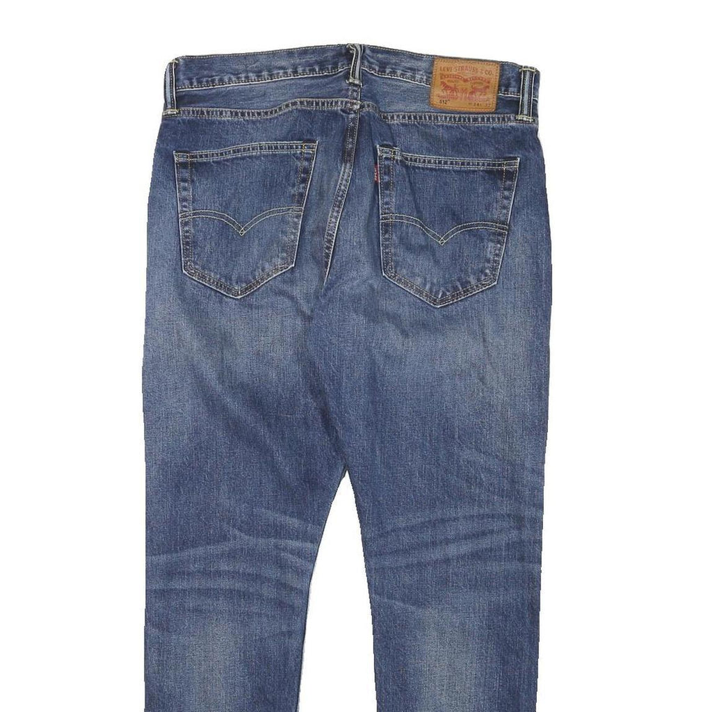 LEVI'S Mens Slim Blue Denim Jeans W33 L29 Zip Classic Fit Medium Wash Stylish