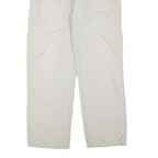 CARHARTT Mens Beige Cotton Blend Regular Straight Trousers W36 L32 Workwear