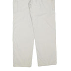 CARHARTT Mens Beige Cotton Blend Regular Straight Trousers W36 L32 Workwear