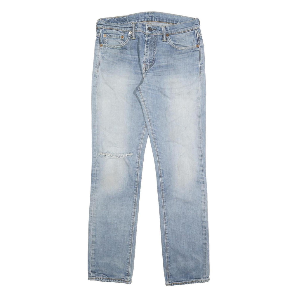 LEVI'S 511 Slim Mens Jeans Blue Slim Skinny Denim Medium W30 L32 Distressed