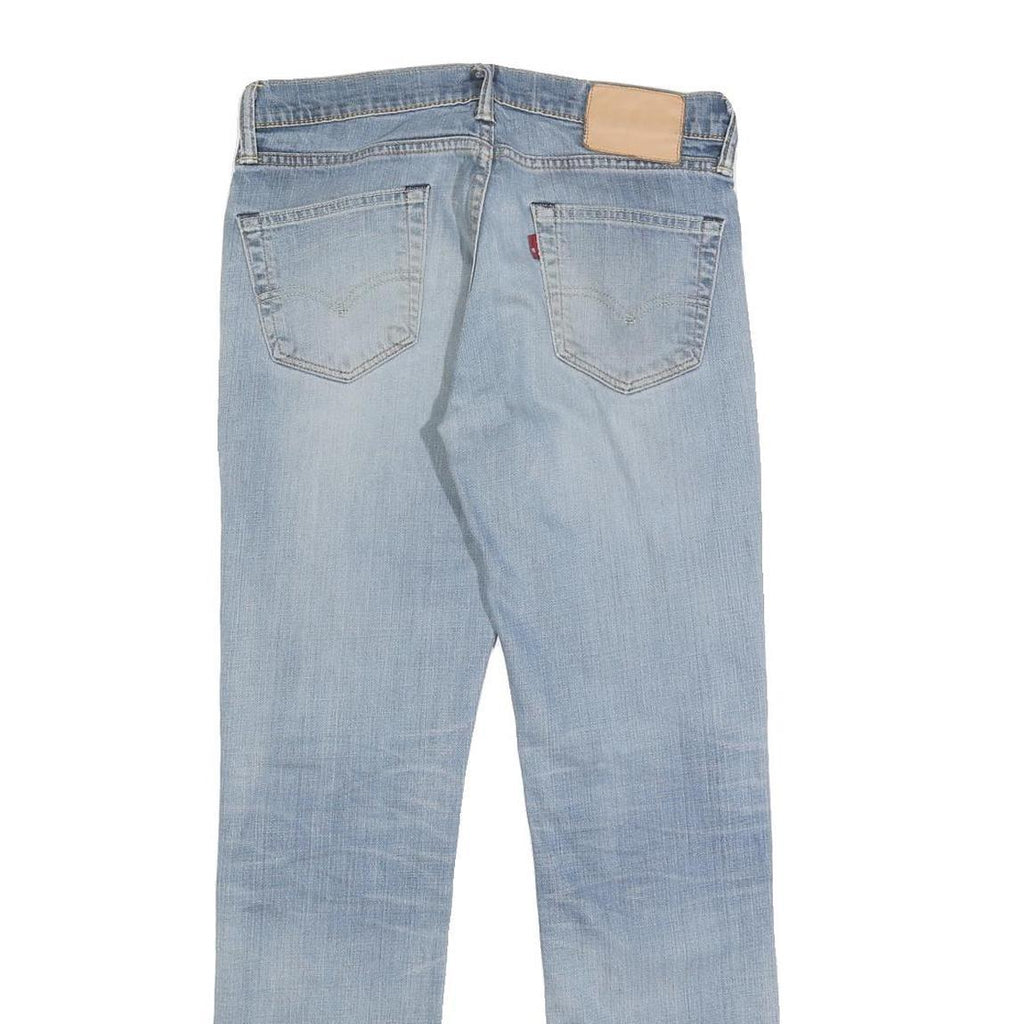LEVI'S 511 Slim Mens Jeans Blue Slim Skinny Denim Medium W30 L32 Distressed
