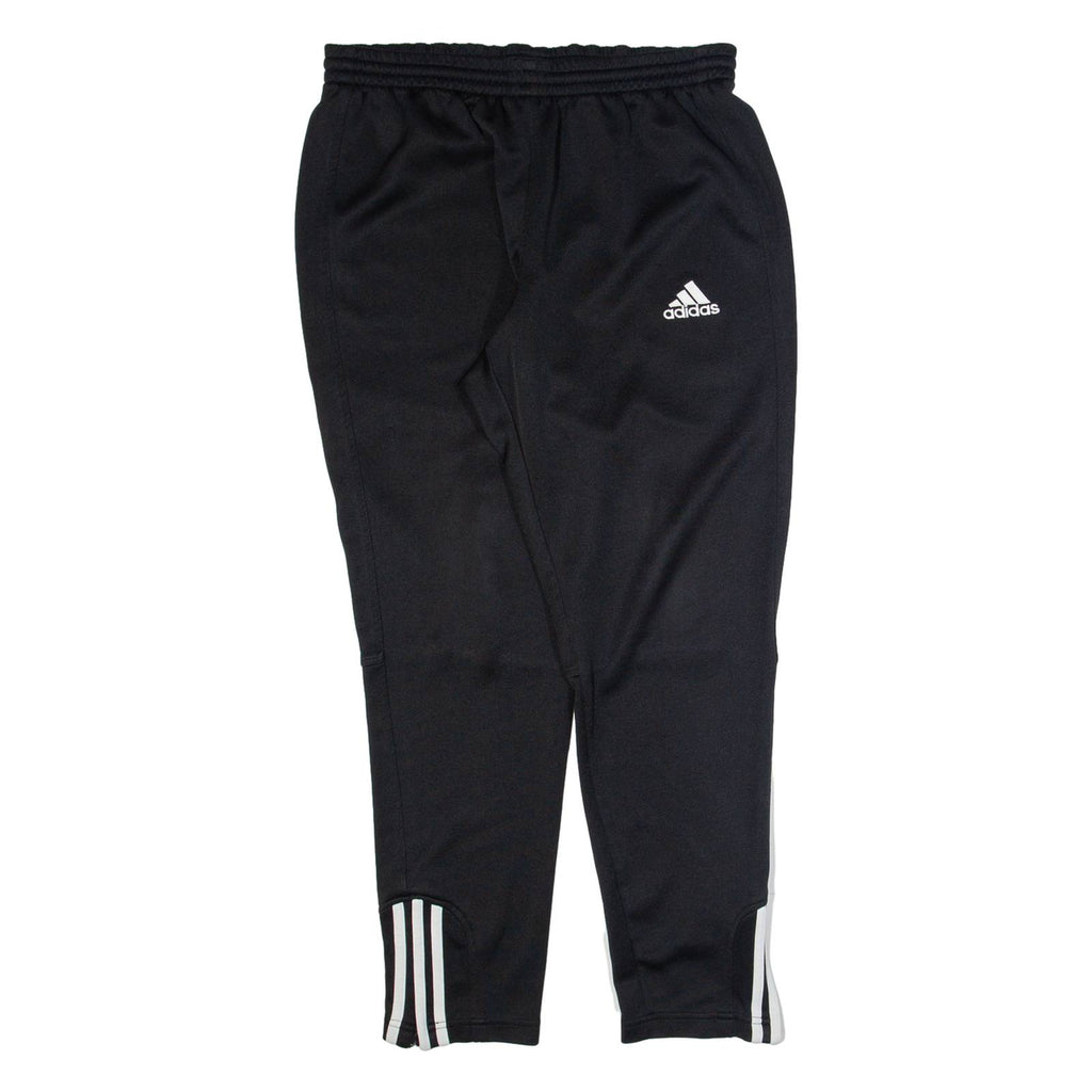 ADIDAS Mens Sweatpants Black Tapered M W20 L28