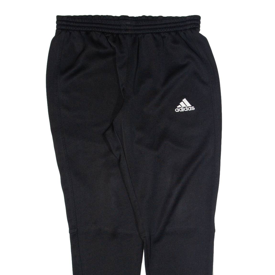ADIDAS Mens Sweatpants Black Tapered M W20 L28