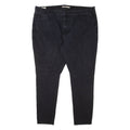 LEVI'S 721 High Rise BIG E Womens Jeans Black Slim Skinny W42 L28