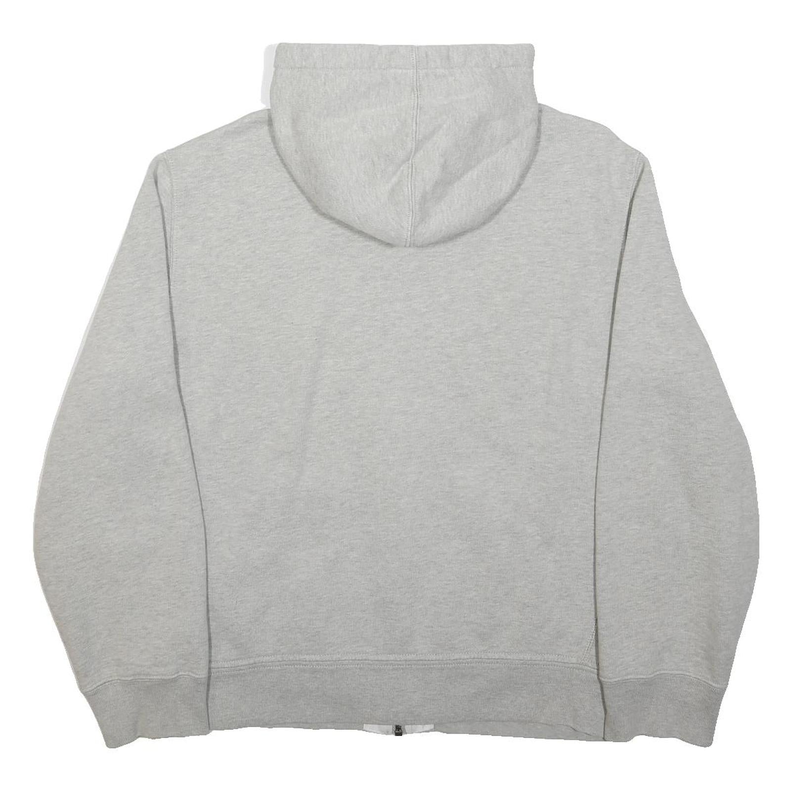 POLO RALPH LAUREN Mens Grey Hoodie L Full Zip Cotton Hooded Sweatshirt