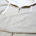 POLO RALPH LAUREN Mens Grey Hoodie L Full Zip Cotton Hooded Sweatshirt