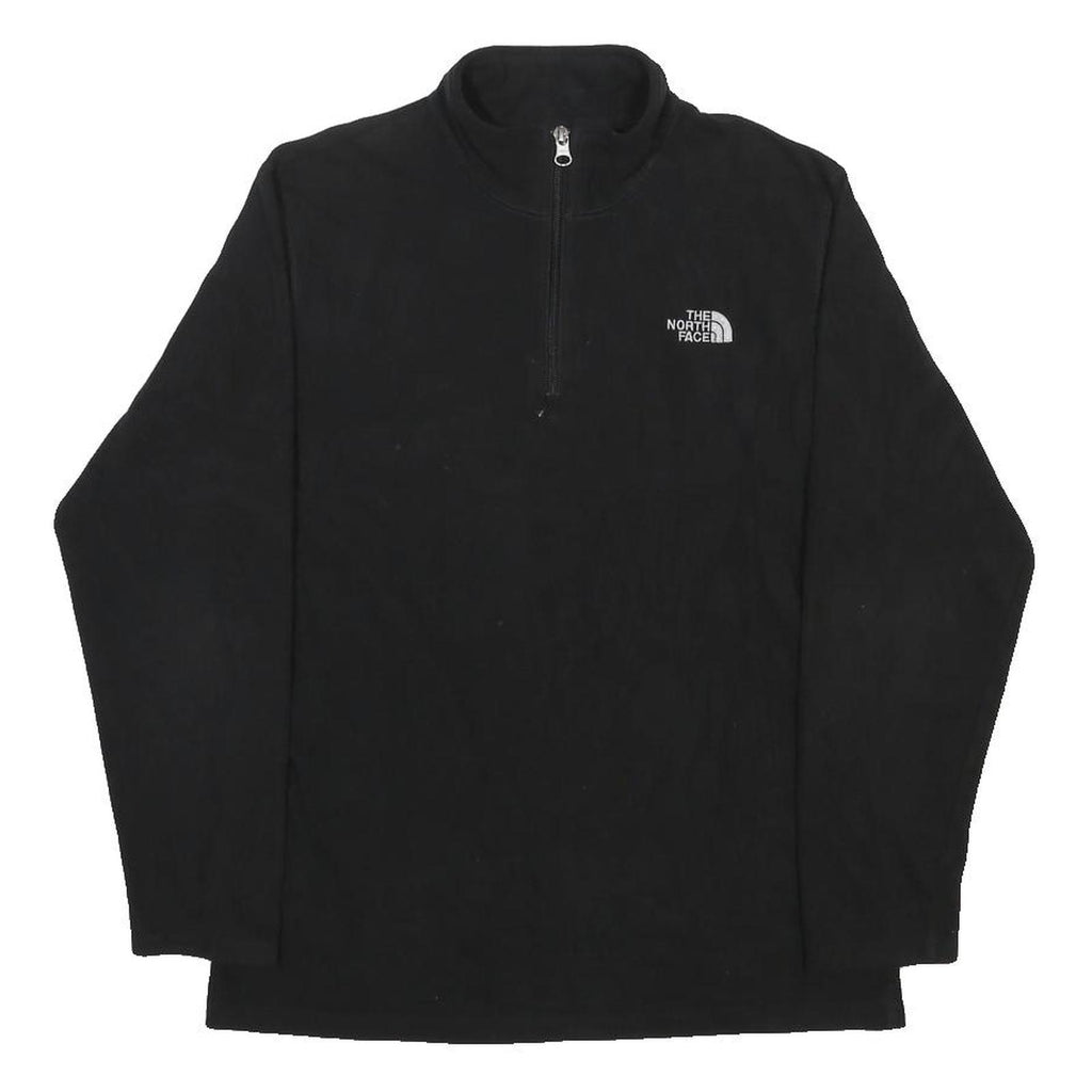 THE NORTH FACE Boys Black Plain Pullover Jumper Crew Neck Basic Knit XL Outdoor