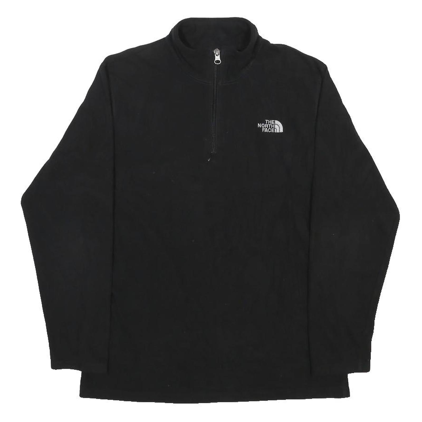 THE NORTH FACE Boys Black Plain Pullover Jumper Crew Neck Basic Knit XL Outdoor