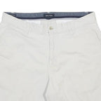 NAUTICA Mens Shorts White Casual M W33 Cotton Blend Summer