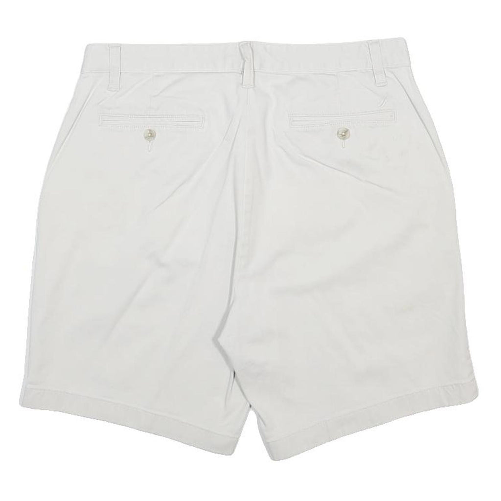 NAUTICA Mens Shorts White Casual M W33 Cotton Blend Summer