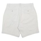 NAUTICA Mens Shorts White Casual M W33 Cotton Blend Summer