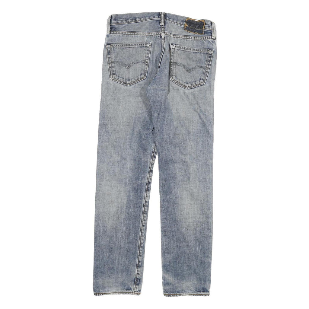 LEVI'S Mens Regular Fit Blue Denim Jeans W30 L32 Classic Cotton Blend Zip