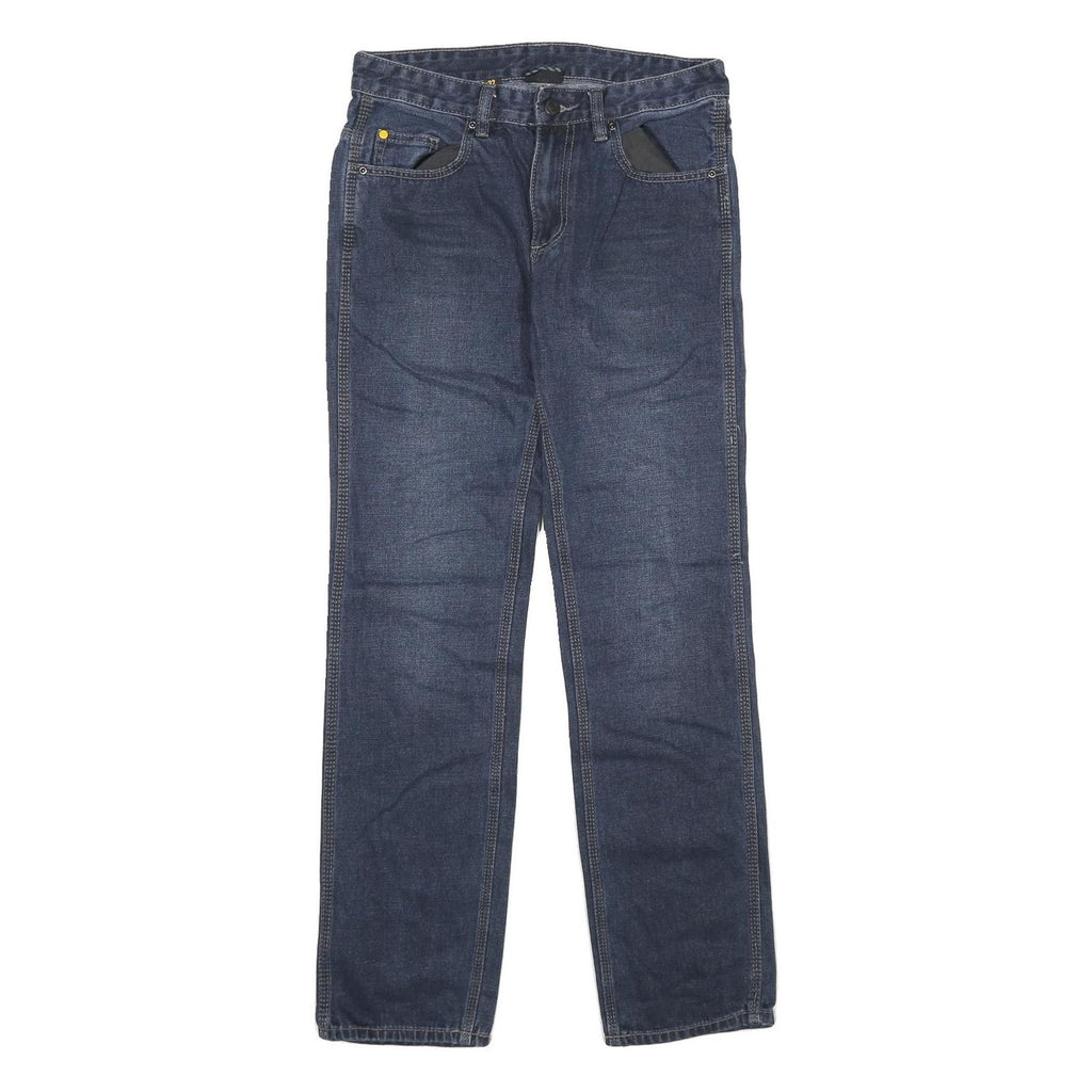 CAT Mens Jeans Blue Regular Straight Denim Medium W30 L32 Classic Comfort