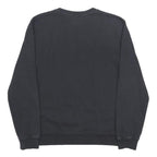 CHAMPION Mens Black Cotton Blend Crew Neck L L Logo Sweatshirt