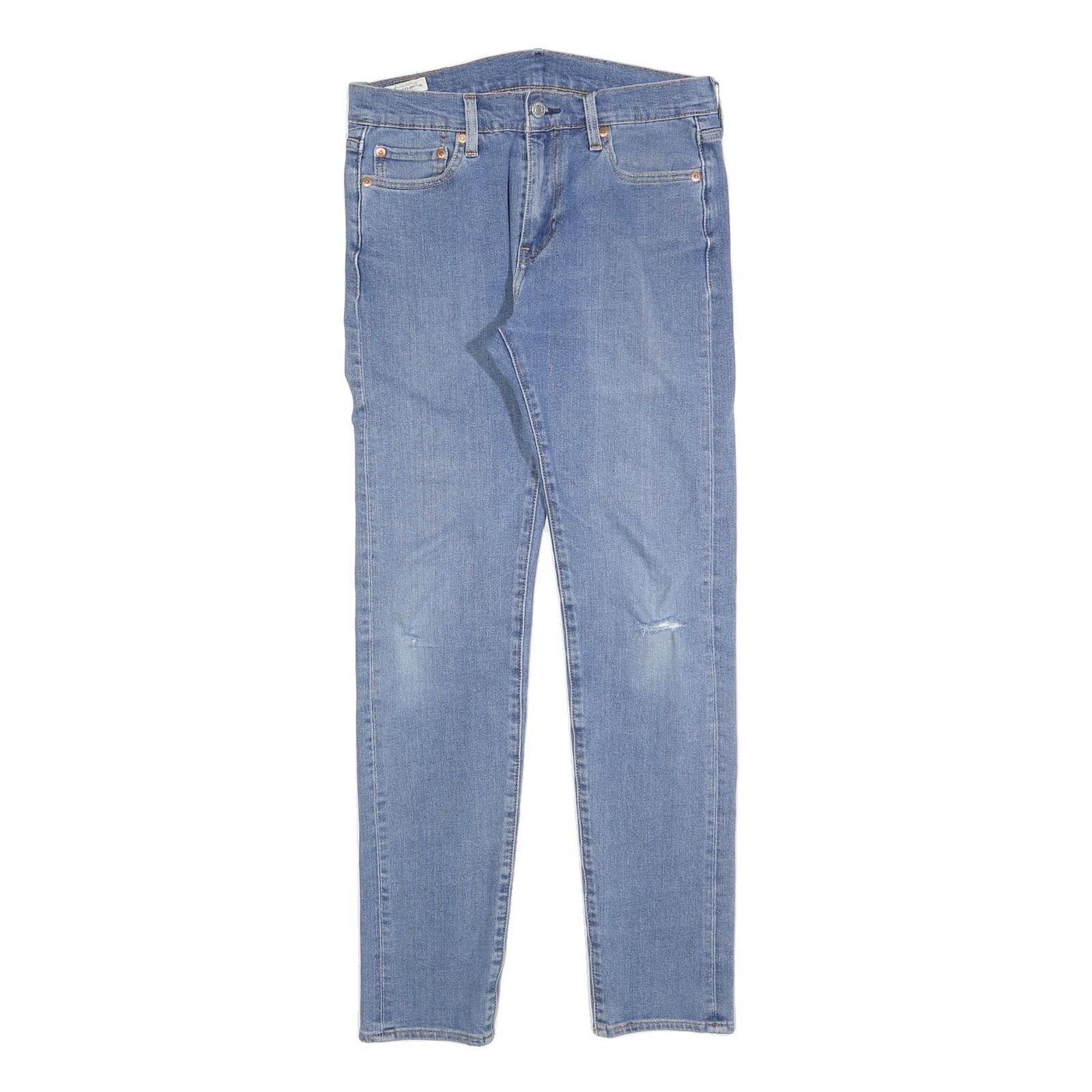 LEVI'S 510 BIG E Mens Slim Skinny Denim Light W29 L32 Classic Zip Jeans