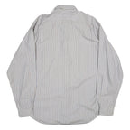 LEVI'S Mens Shirt Blue Striped Long Sleeve L