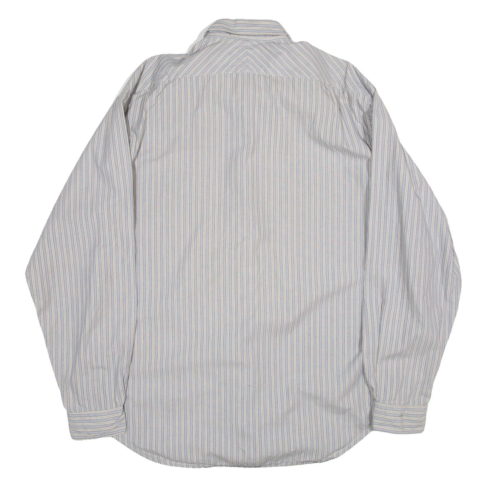 LEVI'S Mens Shirt Blue Striped Long Sleeve L