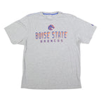 COLOSSEUM Mens Grey Boise State Broncos Graphic T-Shirt XL Short Sleeve Crew