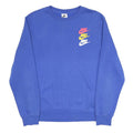 NIKE Mens Blue XS Sweatshirt Cotton Blend Crew Neck Pullover Sport Casual