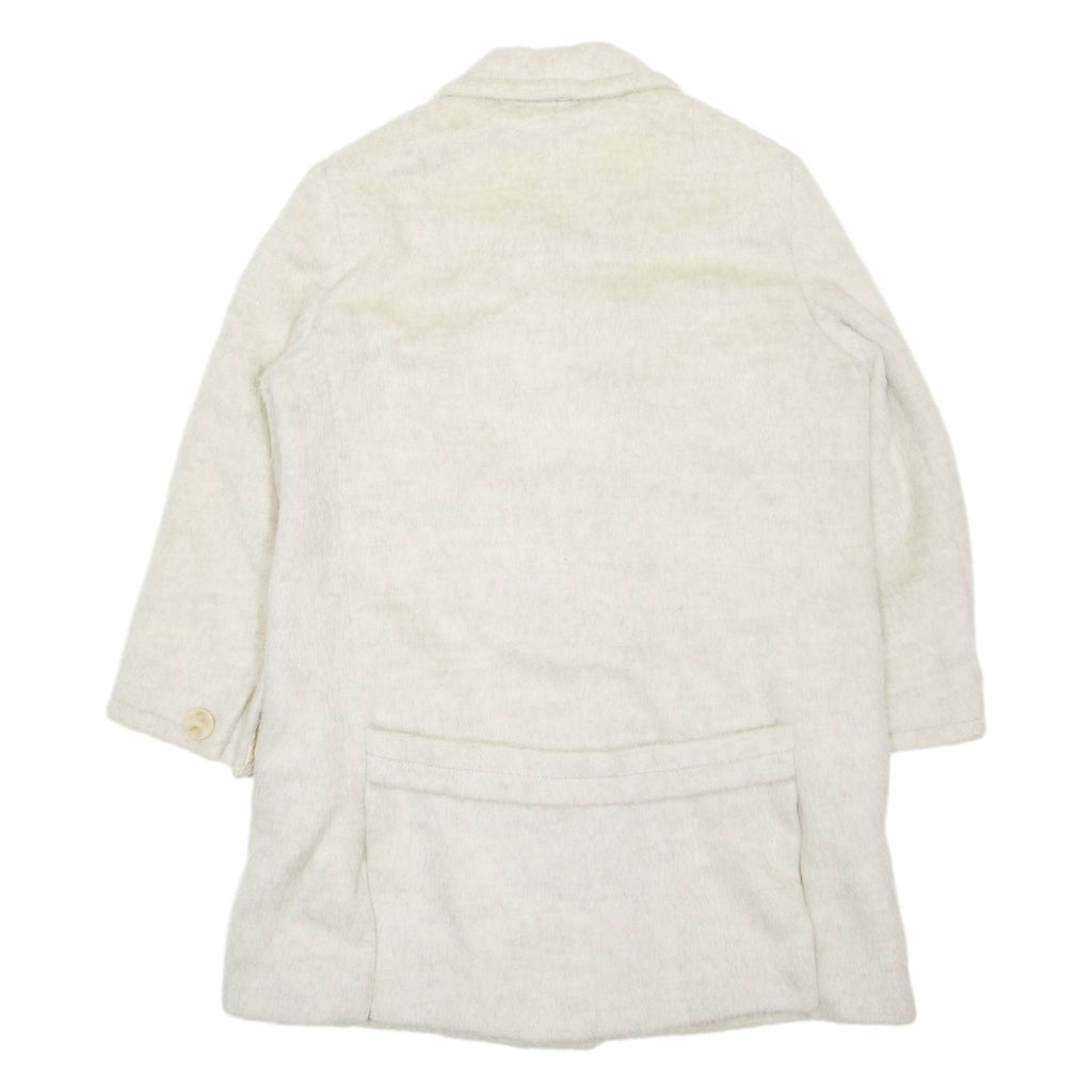 Womens Overcoat Coat Cream M
