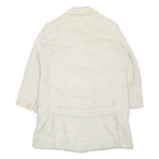 Womens Overcoat Coat Cream M