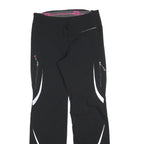 WILDROSES Womens Polyester Blend Black Regular Fit Straight Trousers W30 L32