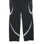 WILDROSES Womens Polyester Blend Black Regular Fit Straight Trousers W30 L32