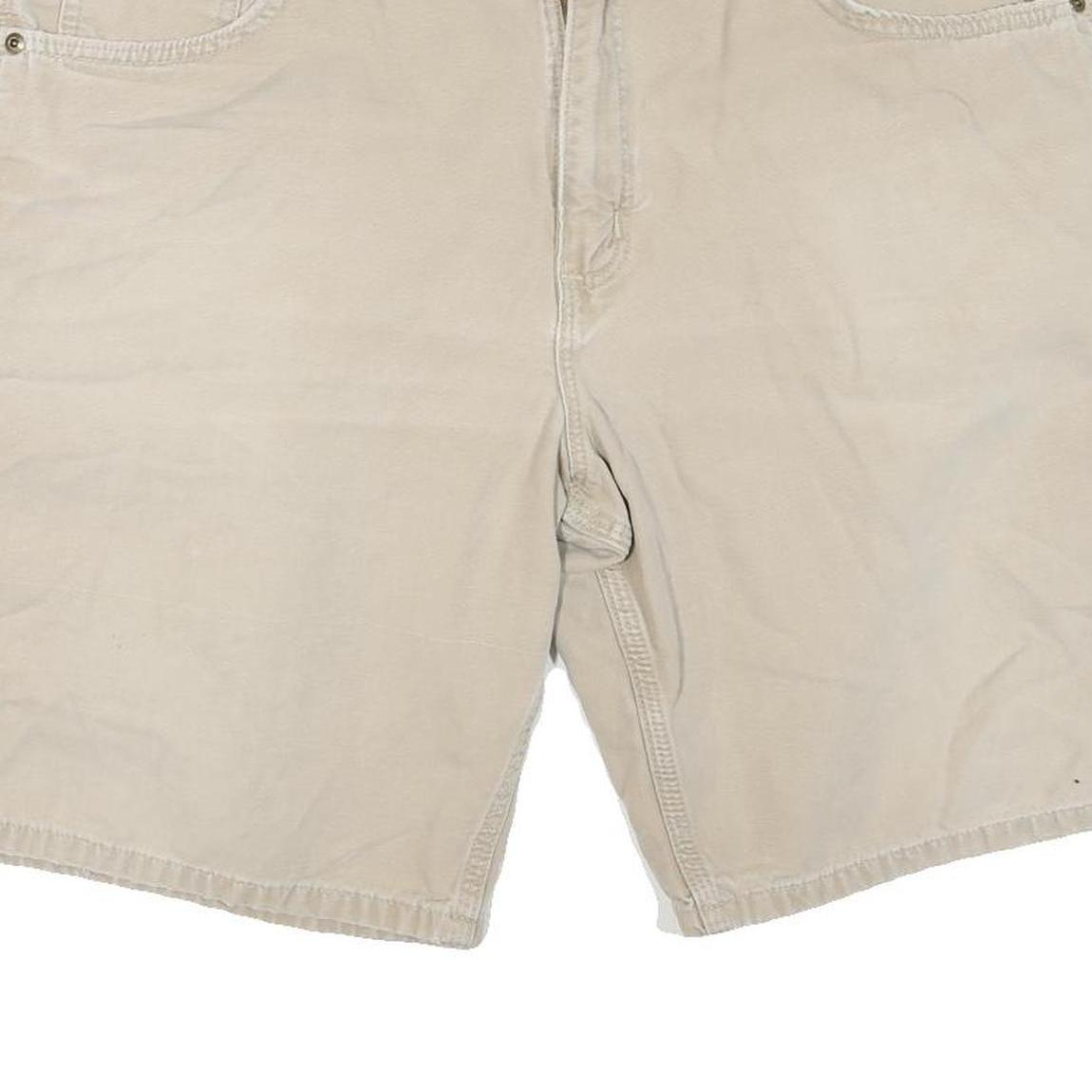 CARHARTT Mens Beige Cotton Blend Casual Shorts XL W38 Workwear Pockets
