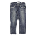 DAYTRIP Womens Jeans Blue Slim Denim Medium W32 L26 Stylish Contrast Stitching