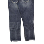 DAYTRIP Womens Jeans Blue Slim Denim Medium W32 L26 Stylish Contrast Stitching