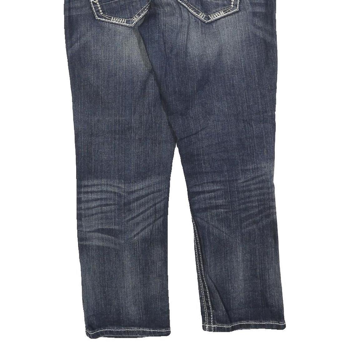 DAYTRIP Womens Jeans Blue Slim Denim Medium W32 L26 Stylish Contrast Stitching