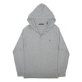 FRENCH CONNECTION Mens Grey Hoodie XL Button Up Cotton Pullover Casual Top