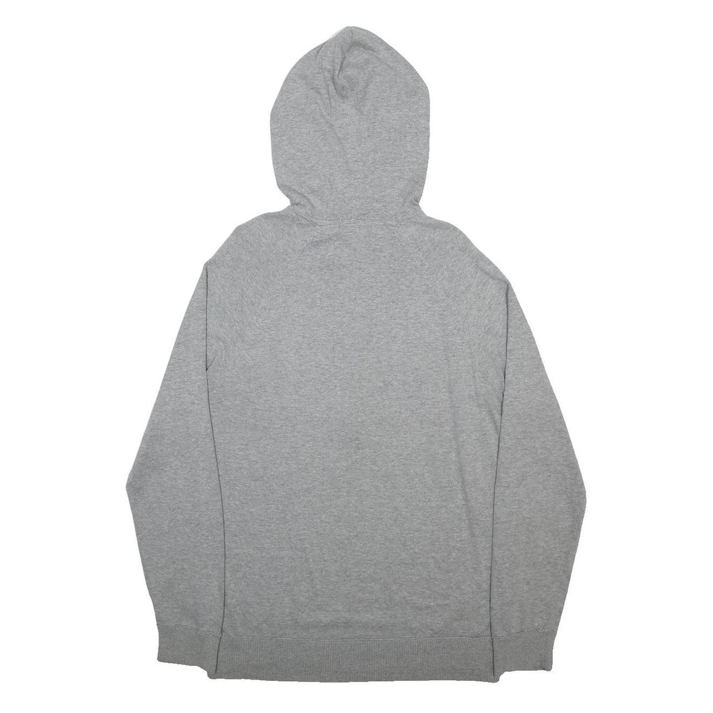 FRENCH CONNECTION Mens Grey Hoodie XL Button Up Cotton Pullover Casual Top