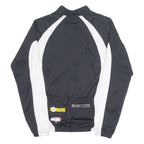 BICIMANIA Cycling Mens Jersey Black Long Sleeve 1/4 Zip XL