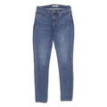LEVI'S 711 Skinny Womens Jeans Blue Slim Denim Medium W27 L32 Stretch Zip Fly