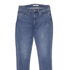LEVI'S 711 Skinny Womens Jeans Blue Slim Denim Medium W27 L32 Stretch Zip Fly