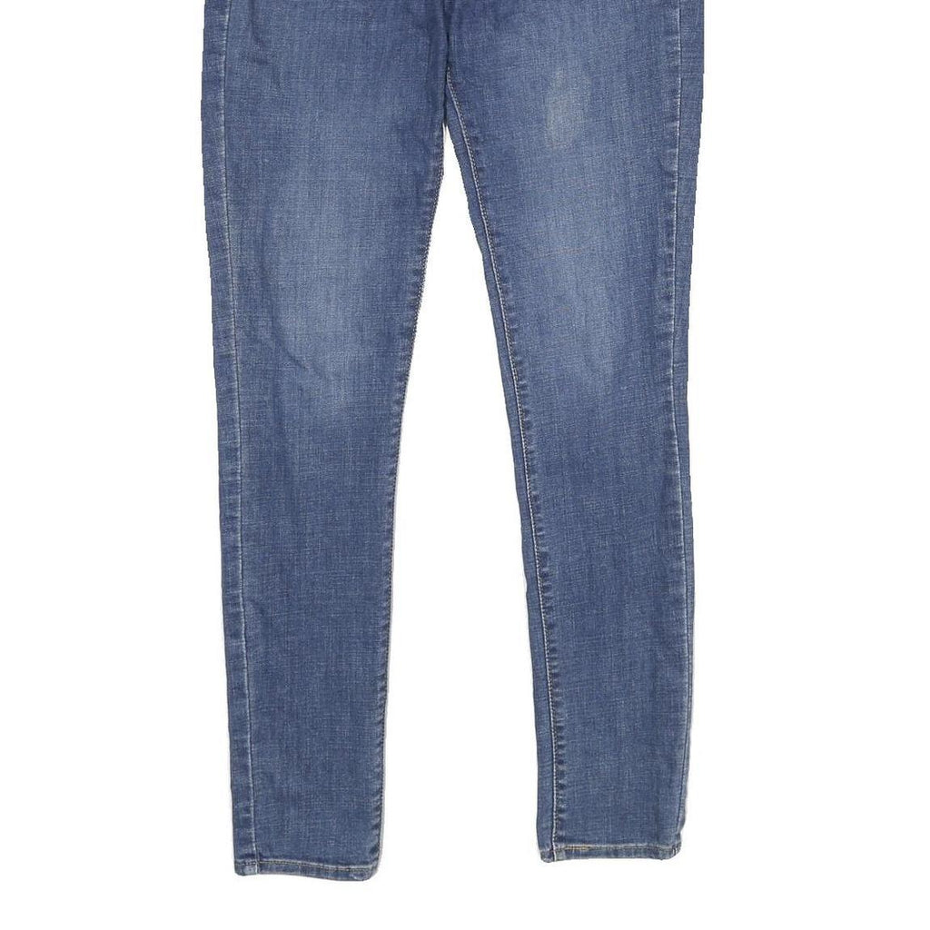 LEVI'S 711 Skinny Womens Jeans Blue Slim Denim Medium W27 L32 Stretch Zip Fly