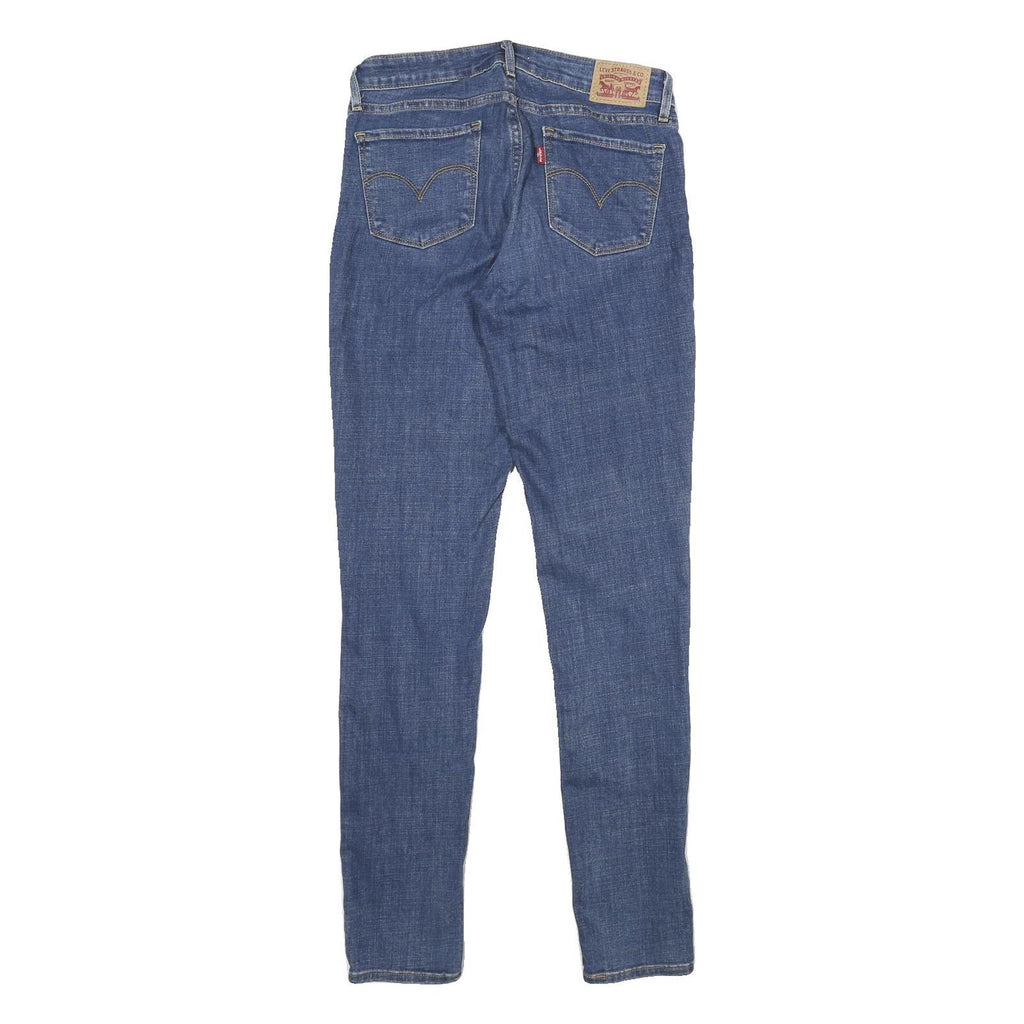 LEVI'S 711 Skinny Womens Jeans Blue Slim Denim Medium W27 L32 Stretch Zip Fly