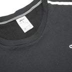 ADIDAS Womens Black Sweatshirt Crew Neck L Cotton Blend Sport Casual