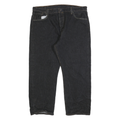 LEVI'S 501 Mens Jeans Black Regular Straight Denim Raw W39 L26 Button Closure